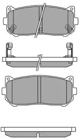 Комплект тормозных колодок AISIN ASN-2177